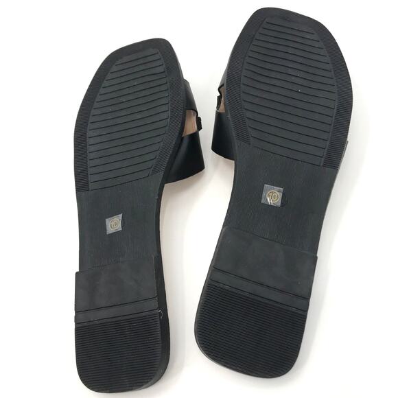 CCOCCI Baylor Slide Sandal 10 Black Gold Chain - Picture 6 of 6